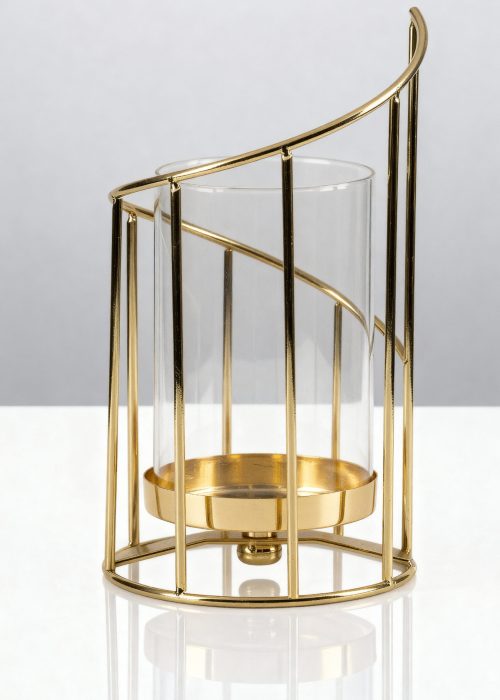 Fibonacci dorado cristal