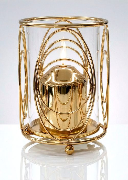 Horus dorado transparente con cobertor