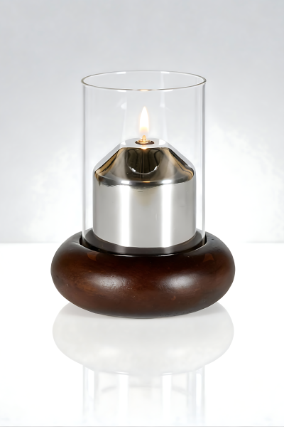 Cobertor para vela de parafina liquida Nogal curvo con cobertor